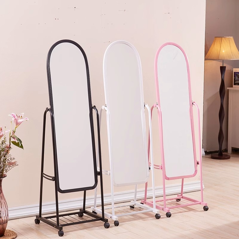 Full Length Mirror Jewelry Armoire - Cermin rias portabel full-length dari besi,