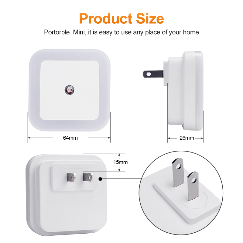 Lampu Malam LED Mini Sensor Ca - Floating Nightstand With Led Light ulasan dan harga