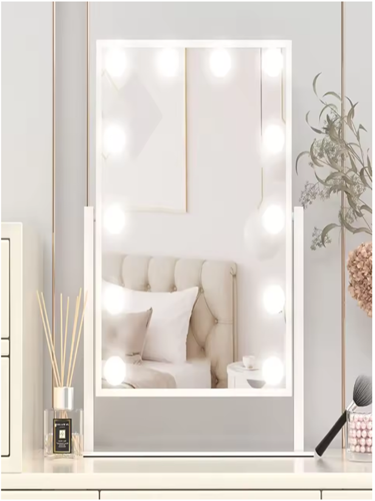 Lampu Cermin Rias LED yang Dap - Dressing Table Vanity With Lighted Mirror ulasan dan harga