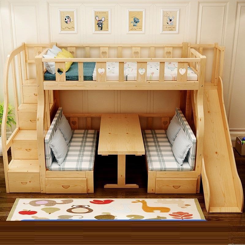 Tempat Tidur Tingkat Multifung - Bunk Bed With Stairs And Slide ulasan dan harga