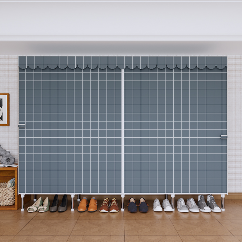 Lemari Pakaian Portabel Motif  - Wardrobe Closet Portable Fabric Cover ulasan dan harga