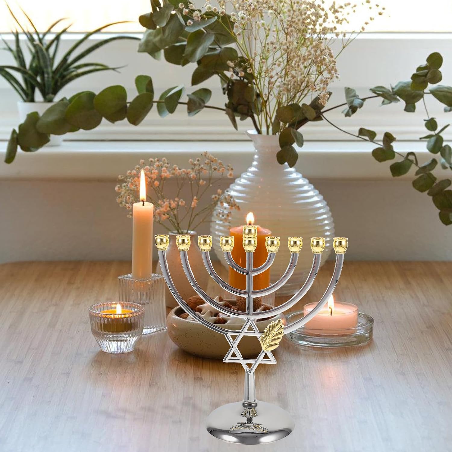 9 Cabang Menorah Hanukkah dari - Tables ulasan dan harga
