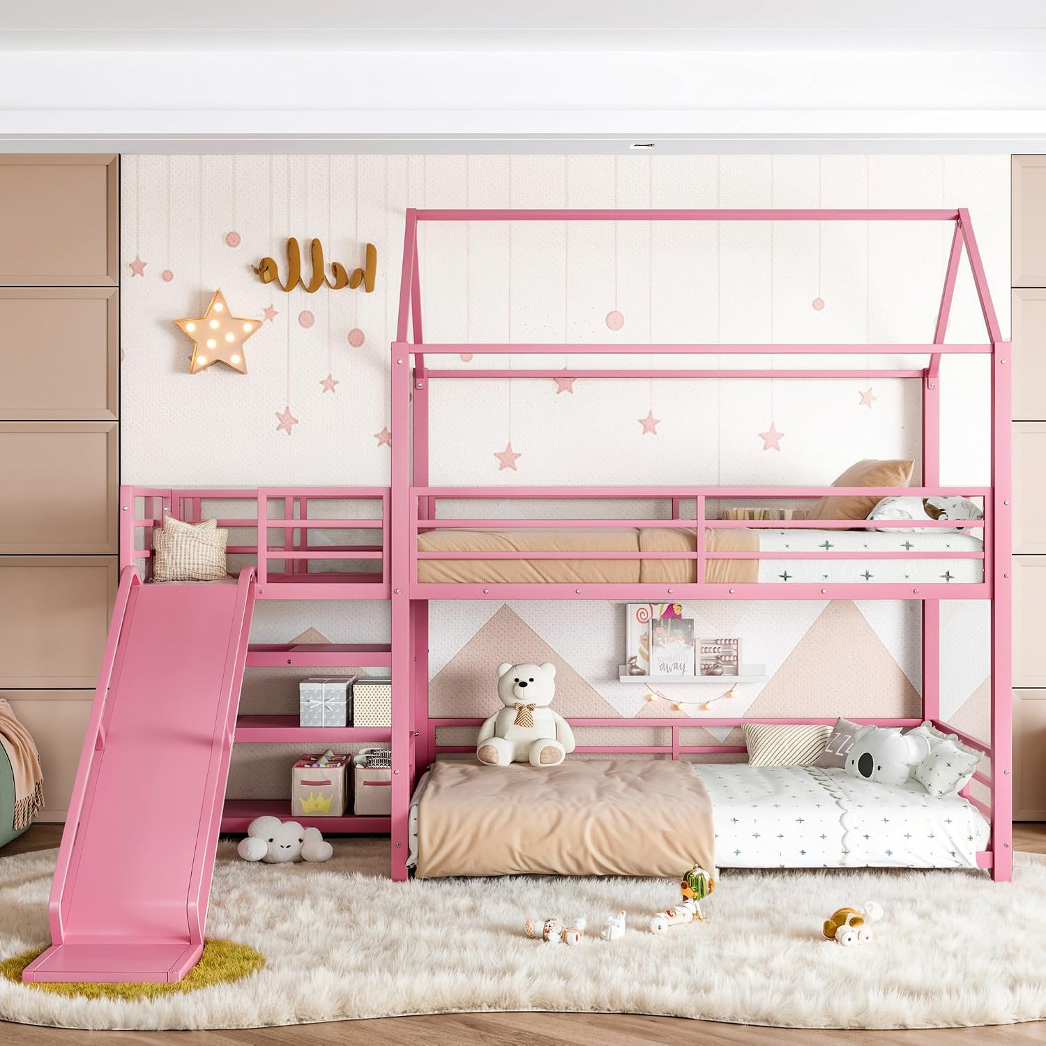 Tempat Tidur Susun dengan Pero - Bunk Bed With Stairs And Slide ulasan dan harga
