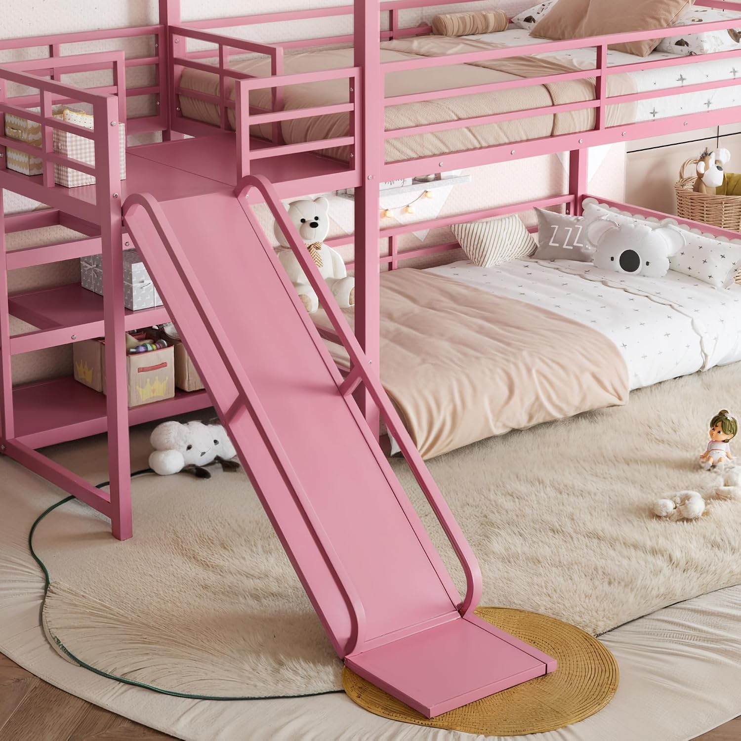Tempat Tidur Susun dengan Pero - Bunk Bed With Stairs And Slide ulasan dan harga