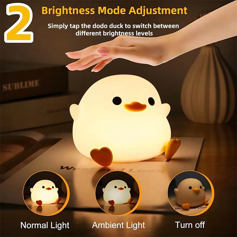 Lampu Malam LED Bentuk Bebek L - Floating Nightstand With Led Light ulasan dan harga