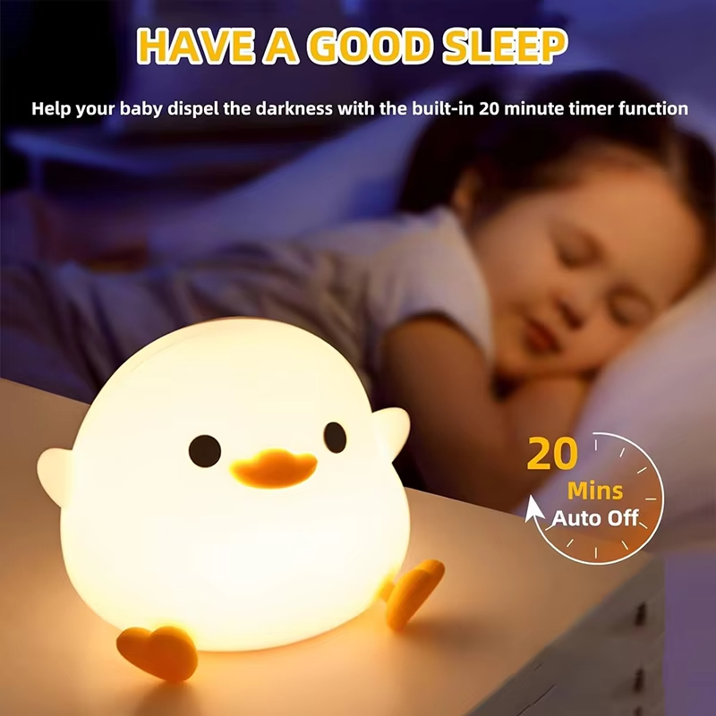 Lampu Malam LED Bentuk Bebek L - Floating Nightstand With Led Light ulasan dan harga