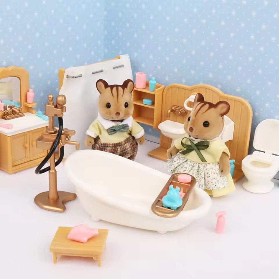 Set Furnitur Rumah Boneka Skal - Bedroom Furniture ulasan dan harga