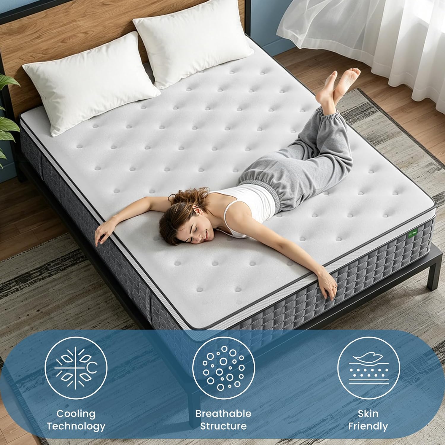 Kasur Queen, Kasur Ukuran Quee - Memory Foam Mattress In A Box Queen ulasan dan harga