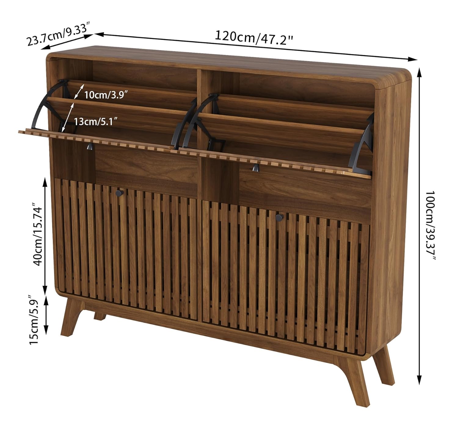 # Lemari Sepatu Bambu Besar de - Shoe Rack Cabinet Narrow Entryway ulasan dan harga