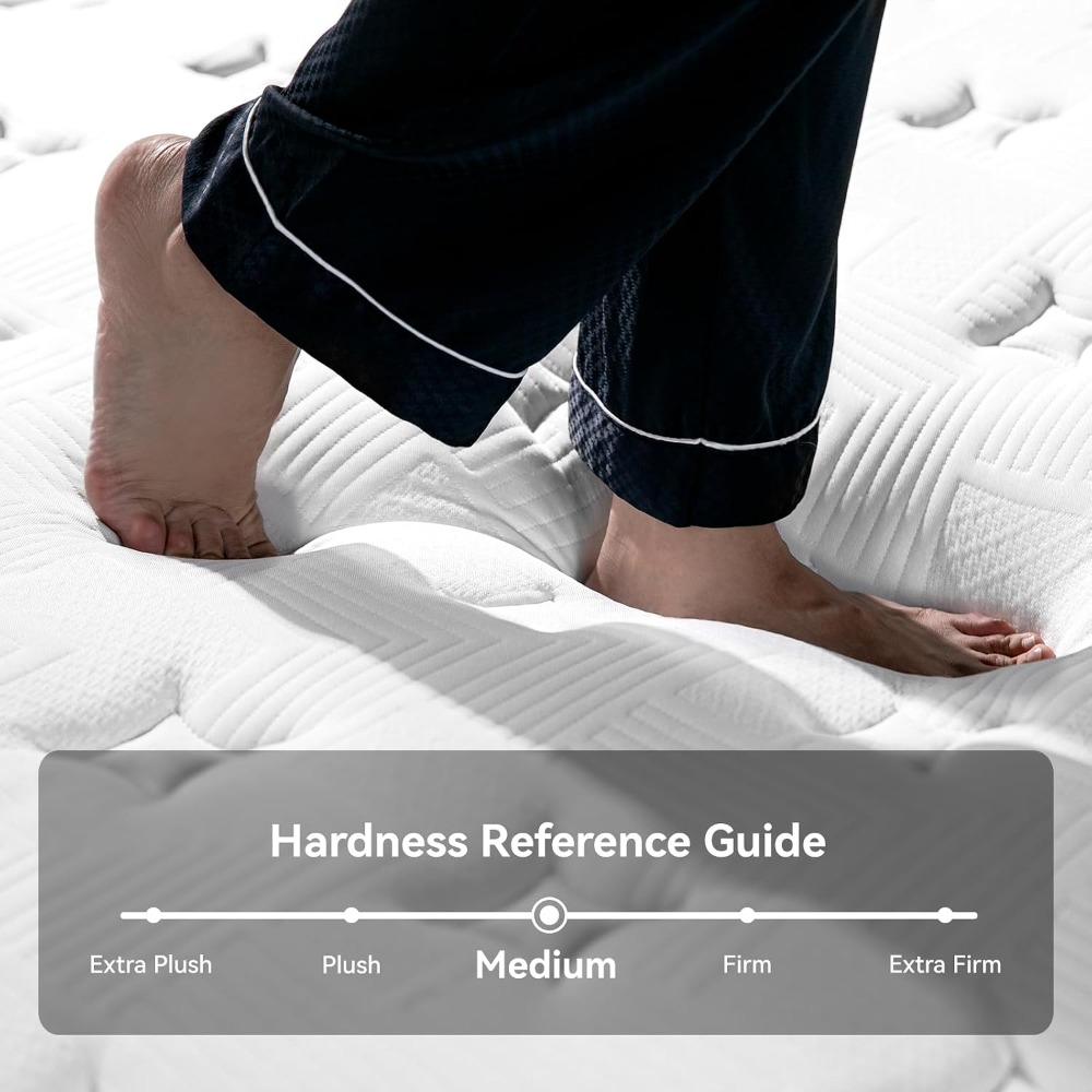 Kasur Queen, Kasur Hybrid Ukur - Memory Foam Mattress In A Box Queen ulasan dan harga